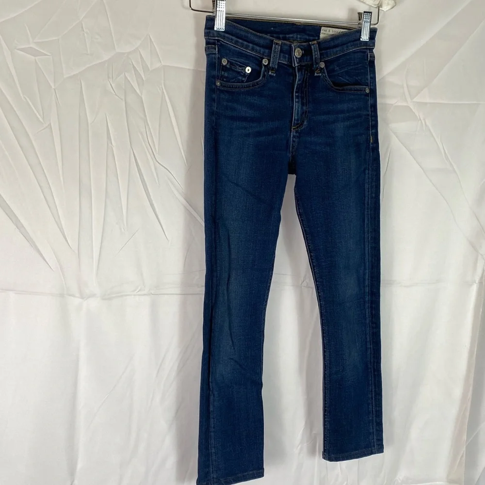 Rag & Bone Woodford High Rise Stretch Skinny Women’s Denim Jeans Sz 24 - Picture 4 of 9